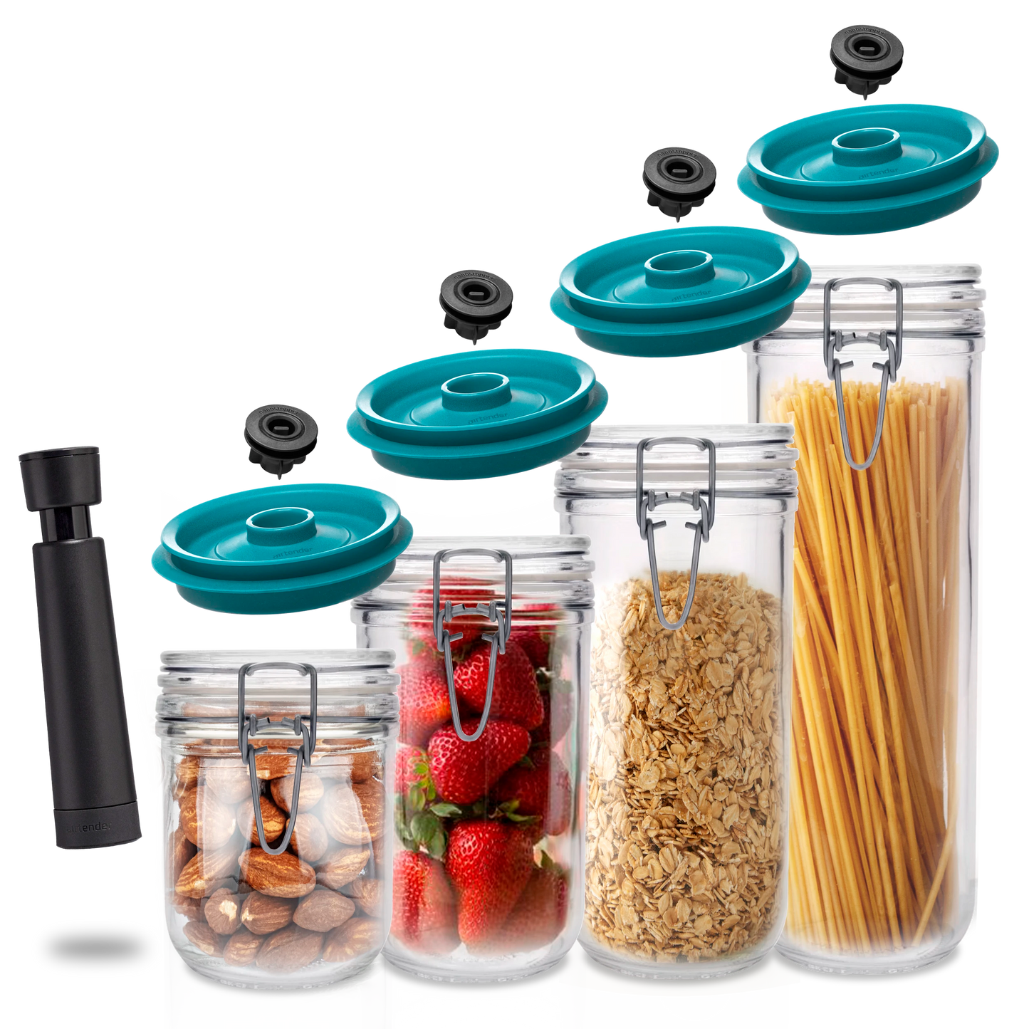 Clip Top Jar Vacuum Combi-Set TALL