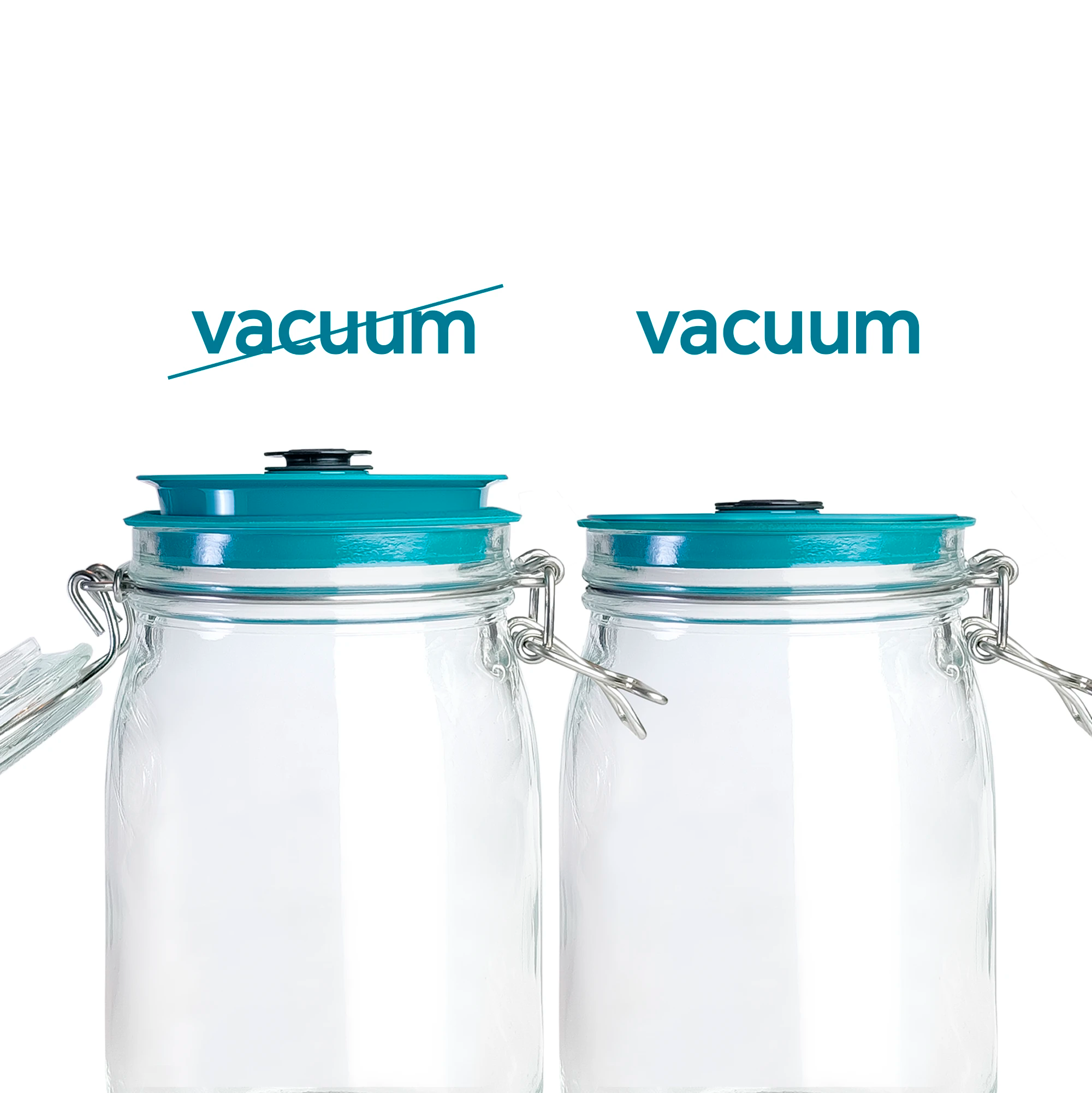 Vacuum Lid for Clip Top Jars